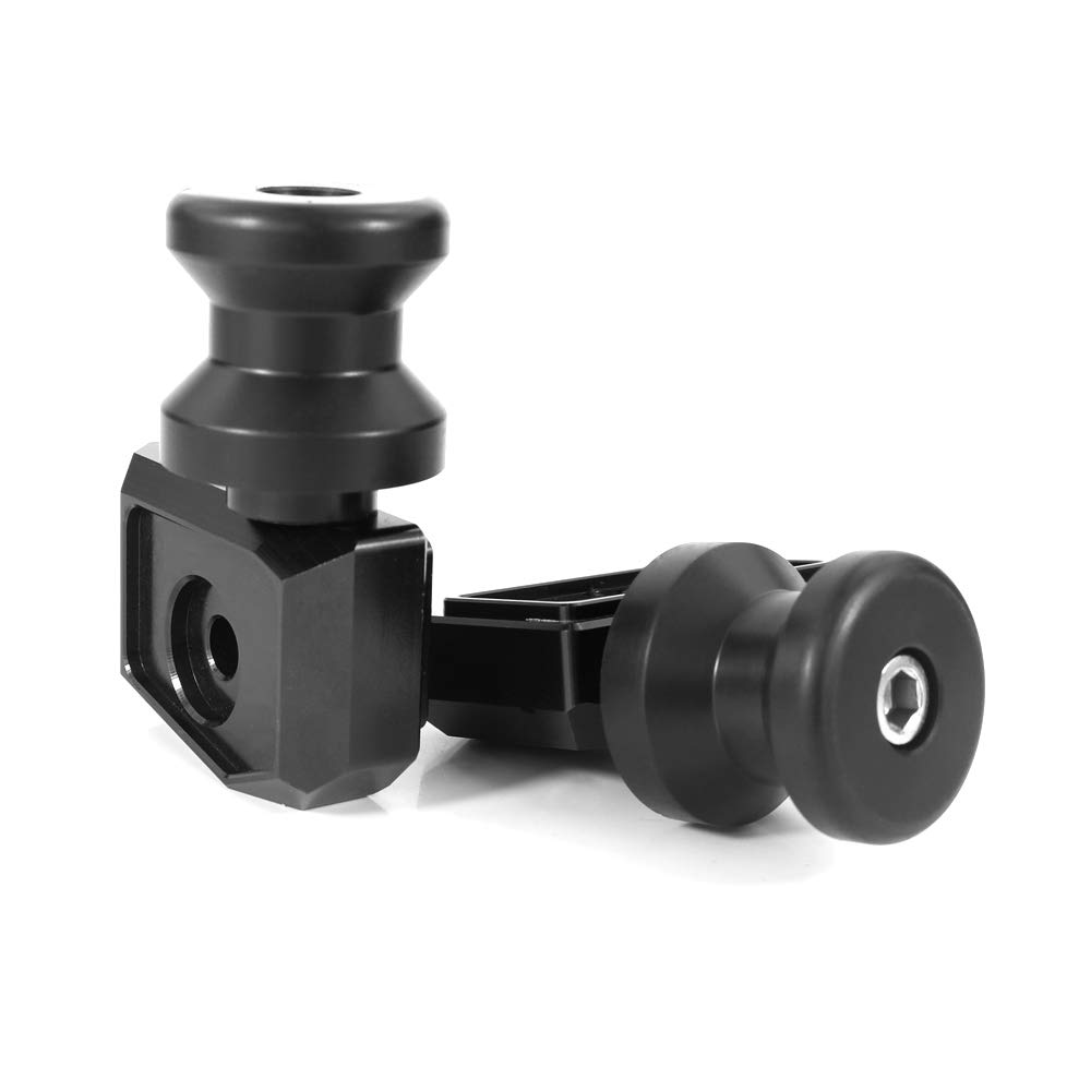 Xitomer Aftermarket Swing Braccio Spools, Fit per HONDA GROM MSX125 2013 2014 2015 2016 2017 2018 2019 2020, Swing Arm Sliders Stand Bobine (nero)