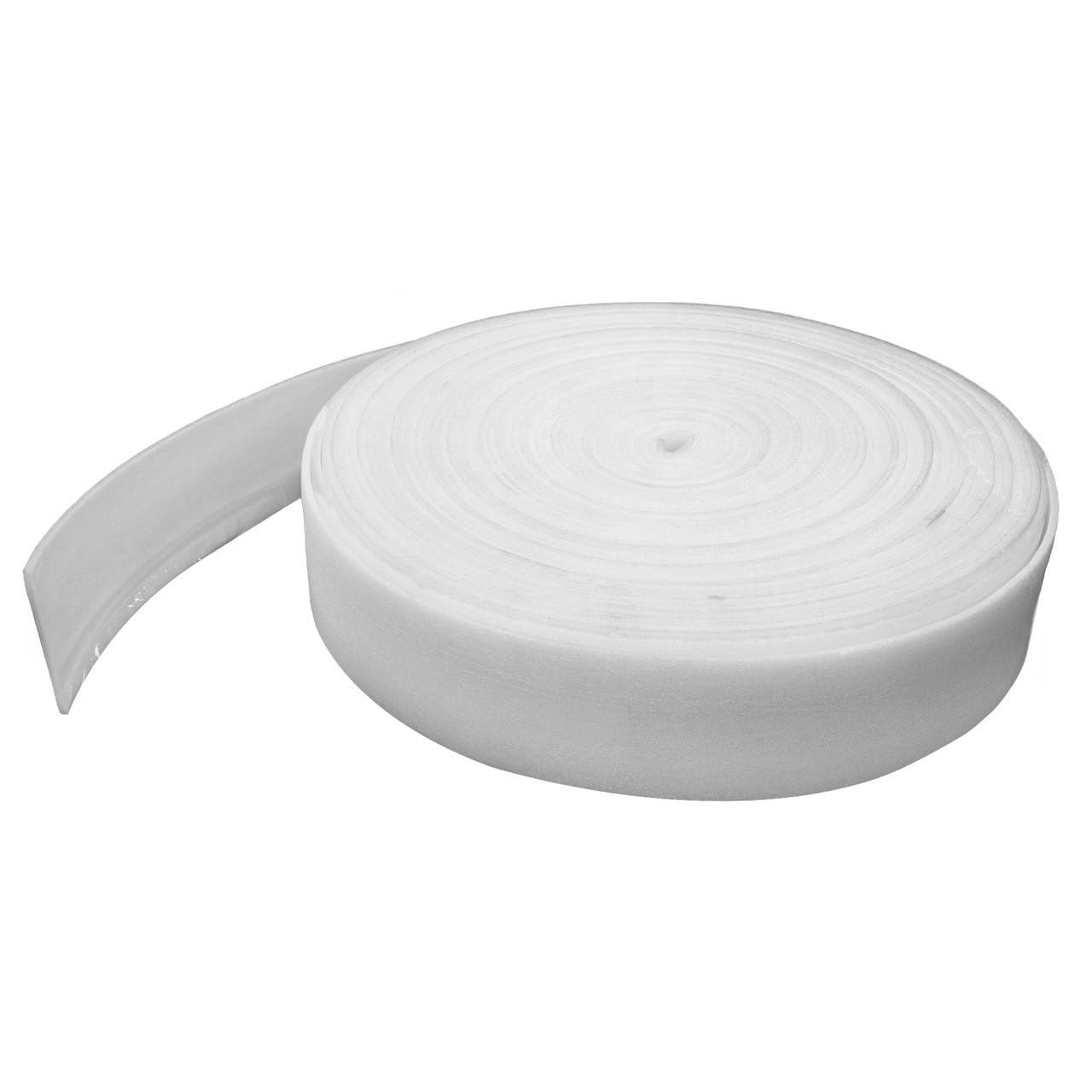 Adept Technology White Underfloor Heating Edge Insulation Roll (50m Length) – UFH Perimeter Foam Strip, Thermal Barrier, Prevent Heat Loss, Easy Install Lightweight Insulation, 150mm x 8mm x 50m