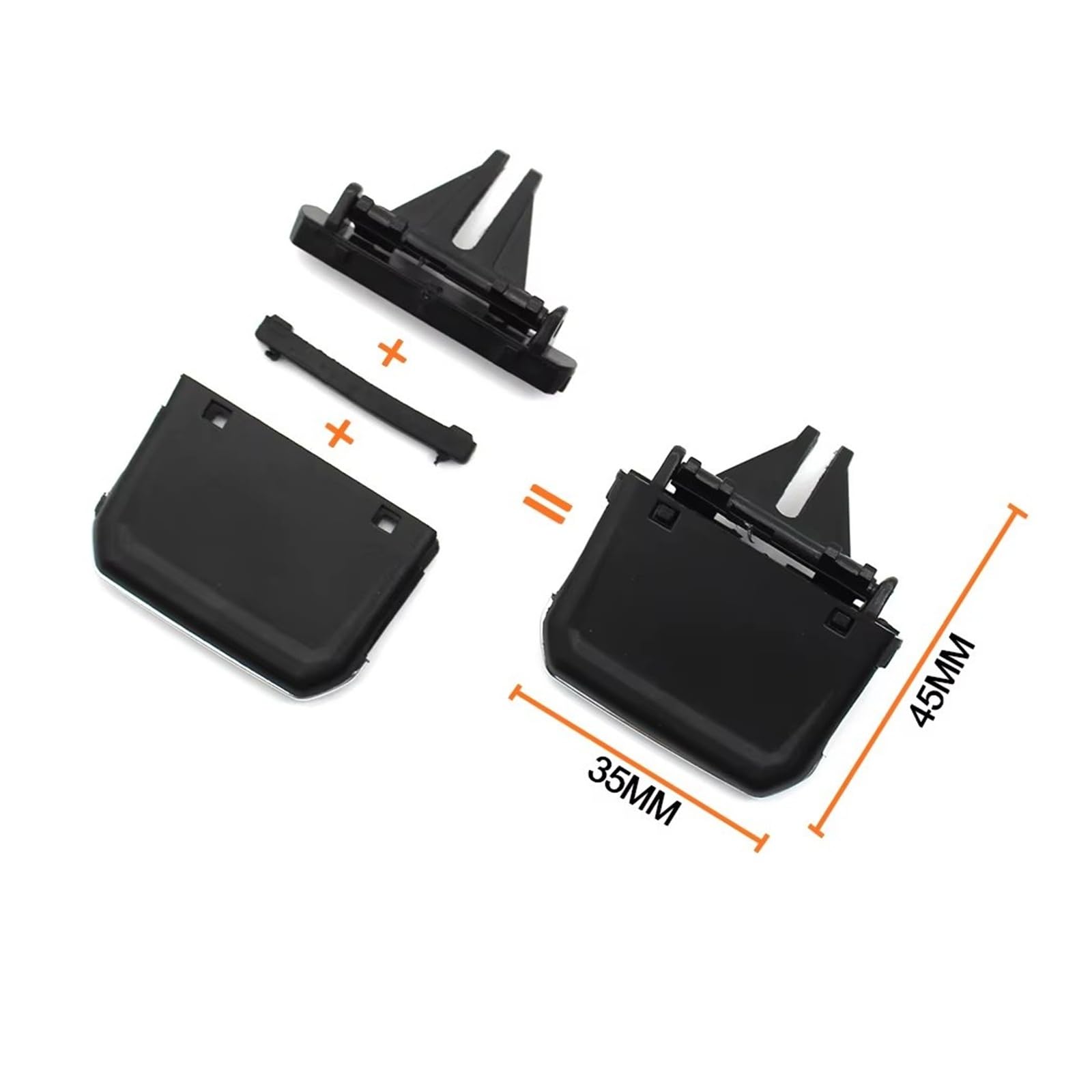 Bocchetta Aria Condizionata Per VW Per Tiguan LX 2017 2018 2019 2020 2021 2022 LHD RHD Kit Di Riparazione Per Presa D'aria Condizionata(RHD 4PCS SET)
