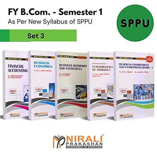 {Set 3 of 5 Books} First Year (FY) Sem 1 SPPU [Financial