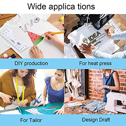 Acmerota Guida al righello per magliette da 13