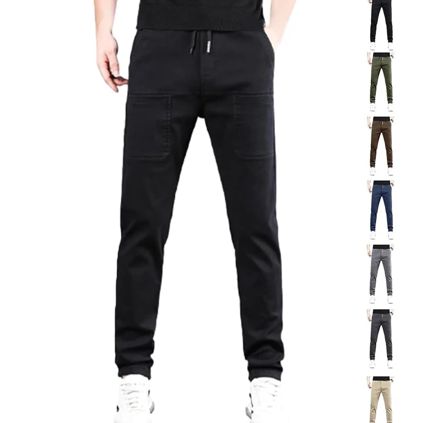 Pantalon cargo multipoche extensible et robuste pour homme actif en L - 8
