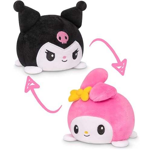 Teeturtle | The Officially Licensed Reversible Sanrio Plushie | Happy My Melody + Angry Kuromi | Show Your Mood Without Saying A Word! #TOP3
