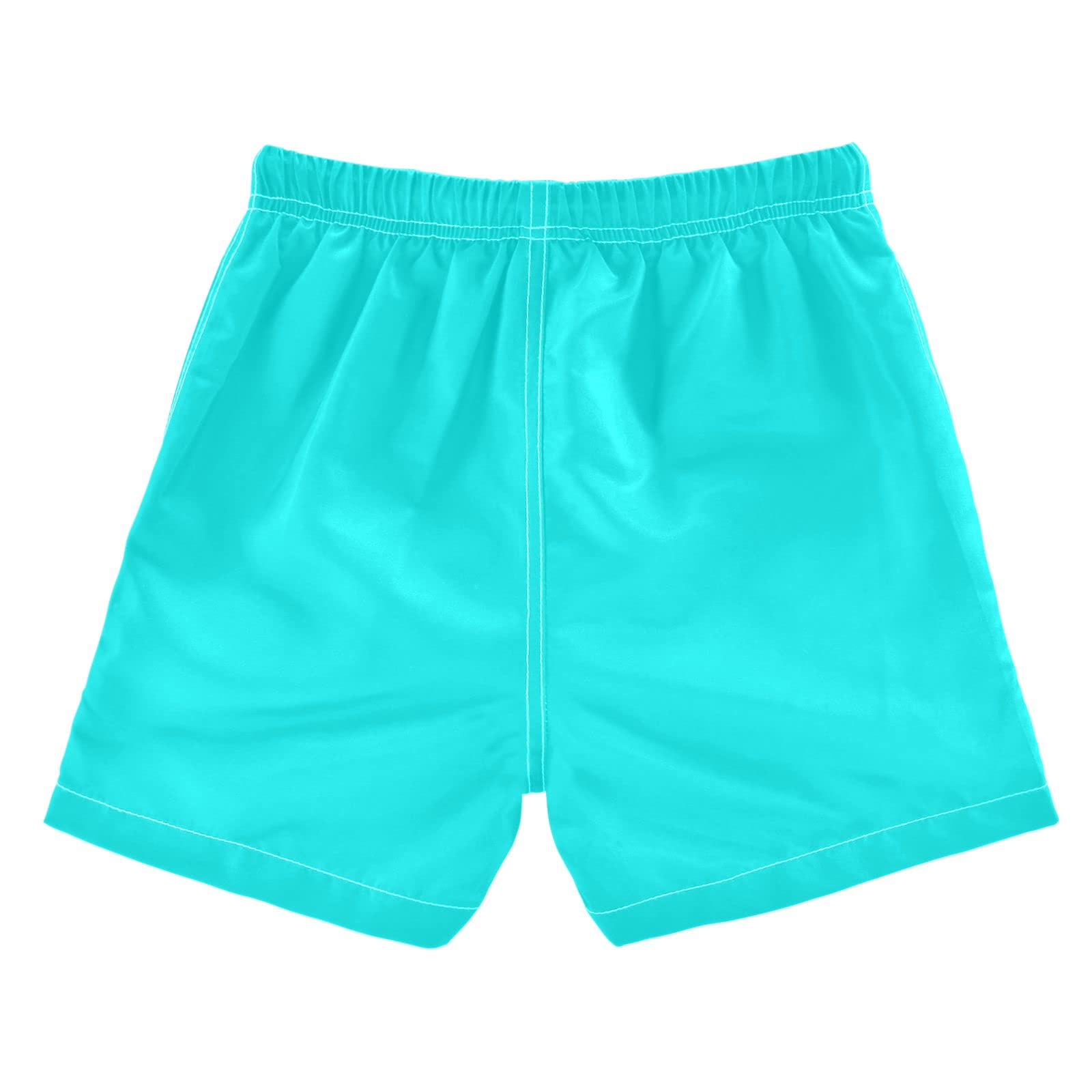 Turquoise Boys' Swim Trunks Boys Swim Board Shorts for Kids 6 Years