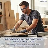 GENYED Safety Glasses CE EN166 certified with Foam Gasket, Anti Fog Scratch Resistant UV400 Protection, Wrap-Around Lenses, Safety Goggles, Protective Eyewear - Image 4