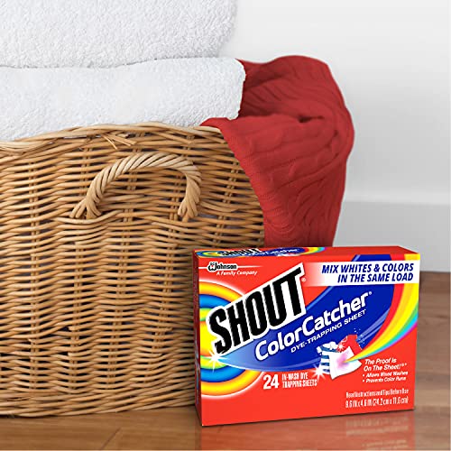 Shout Color Catcher Sheets For Laundry, Maintains Clothes Original Colors, 24 Count - Pack Of 12 (288 Total Sheets) #TOP7