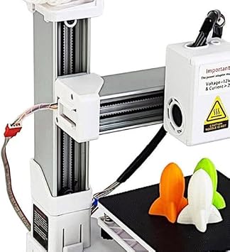 Small 3D Printer for Beginner, Frequency Division Multiplexing 3D Printer, High Accuracy Rapid Heating and Printing Compact 3D Printing Machine for Education (US Plug)