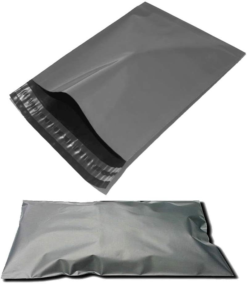 Jumbo Self-Seal Poly Mailer 23.5 x 30 X-Large Shipping Envelope 4 MIL (23.5 x 30“ - Pack of 2, Gray)