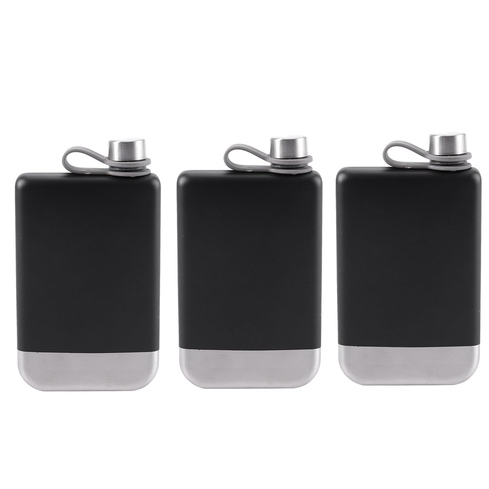 Flasque de poche de l'alcool en acier 304 pour randonnée et camping