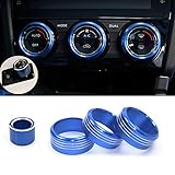 Ramecar AC Climate Control Side Mirror Adjustment Knob Cover Rings for Subaru WRX, STI, Impreza,...