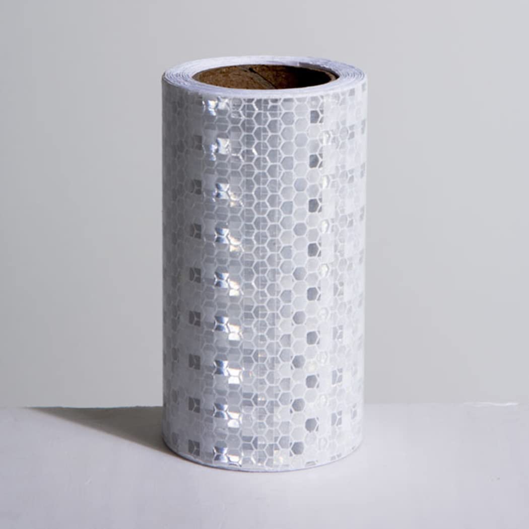 Ruban Réfléchissant, 50M * 5Cm Autocollants Réfléchissants Imperméables,Ruban D'avertissement Réfléchissant Ruban De Sécurité Réfléchissant Bande Reflechissante pour Véhicules