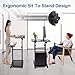 Multi-Purpose Lecterns & Podiums, Portable Mobile Standing Laptop Desk, Height Adjustable Rolling Podium Stand with Storage 2 Swivel Top,Sit Stand Lectern Desk Workstation for Classroom Church (Black)