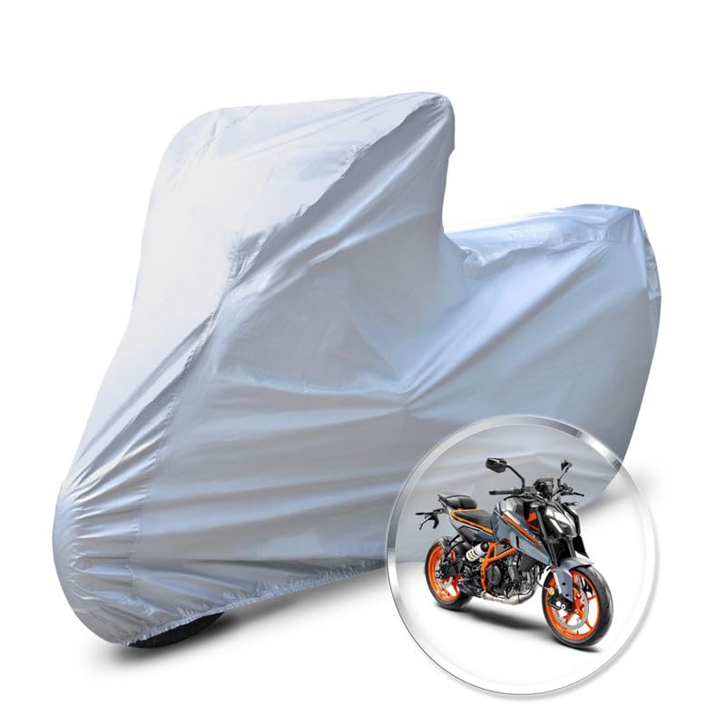 Image of Neodrift 'CrystalMax' Bike Cover for KTM 390 Duke (All-Weather Motorcycle Protection, Water & UV Resistant, Dustproof, Windproof).