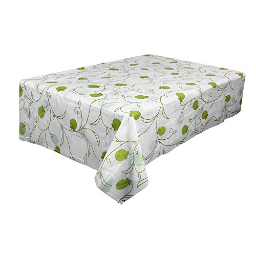Lenfesh Square Disposable Tablecloth,Waterproof Plastic Tablecovers Home Decor