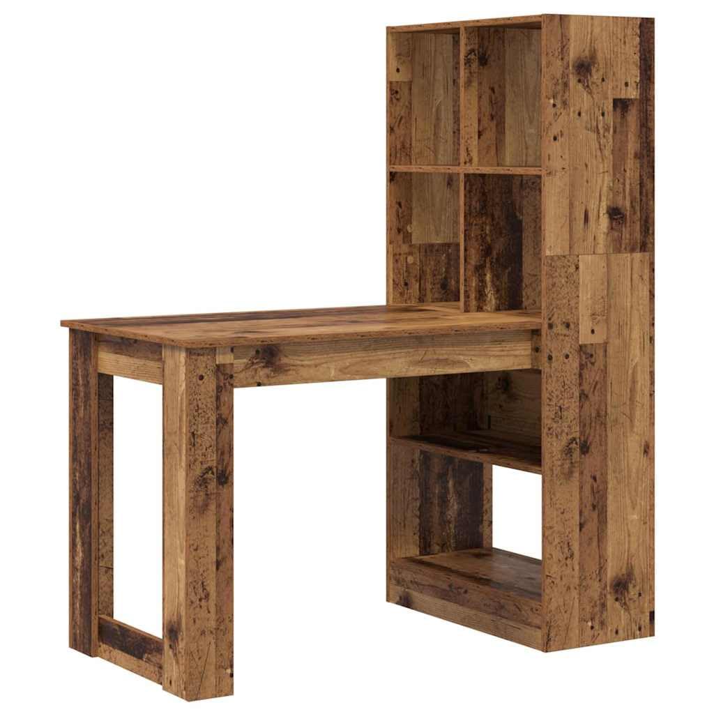 Bureau informatique bois ancien pour ranger tous vos dossiers encombrants dans votre bureau