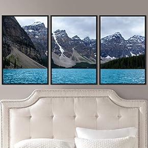 signwin 3 Piece Framed Canvas Wall Art Winter...