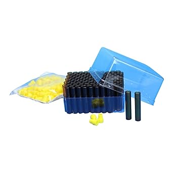 JG Finneran 9800P-840 Polypropylene Shell Vial and Plug Convenience Pack, 1mL Capacity (Case of 1000)