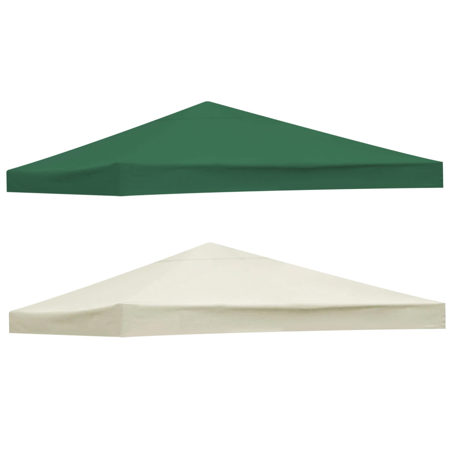 Wodoodporny pokrowiec na pawilon 3 x 3, ochrona przed promieniowaniem UV, minimalistyczny design, na imprezę w ogrodzie, grill, tylko osłona baldachimu w kolorze khaki