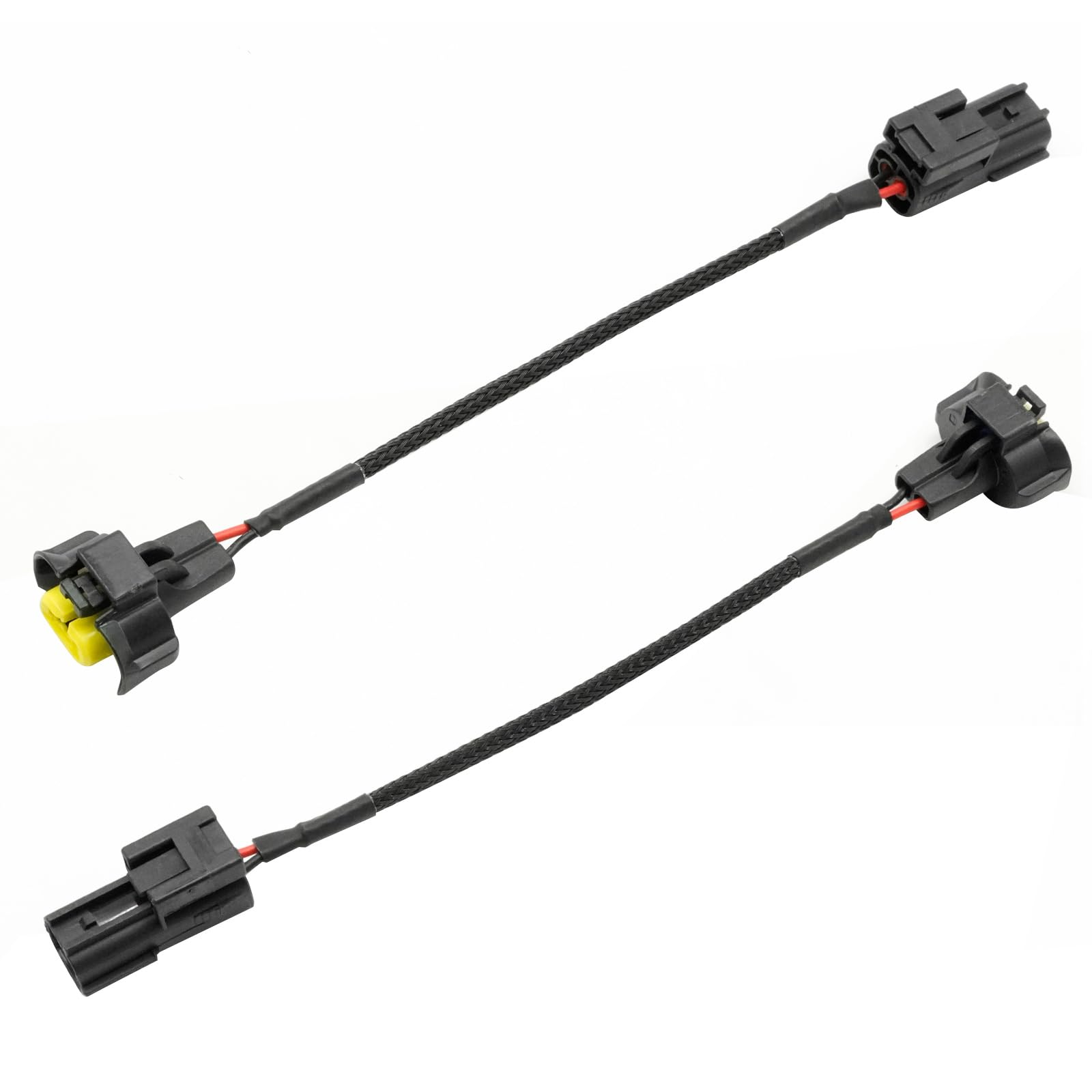Aynaxcol 2Pcs Headlight Wiring Harness Socket Adapter Connector Converter Replacement for Nissan Maxima Altima Rogue Low Beam 2007-2014 Hid Wiring to