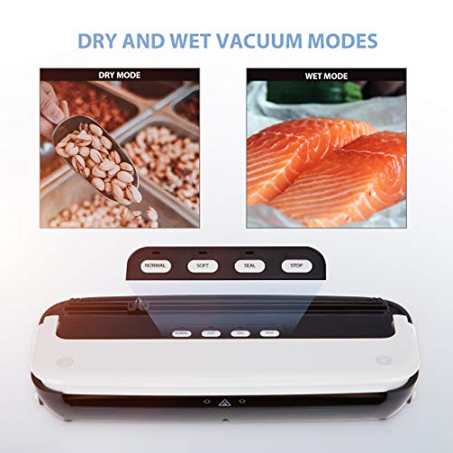 Ultratec Vakuumiergerät, Vakuumierer für länger frische Lebensmittel und Sous-vide-Garen, geeignet für kalte und warme… – Bild 3