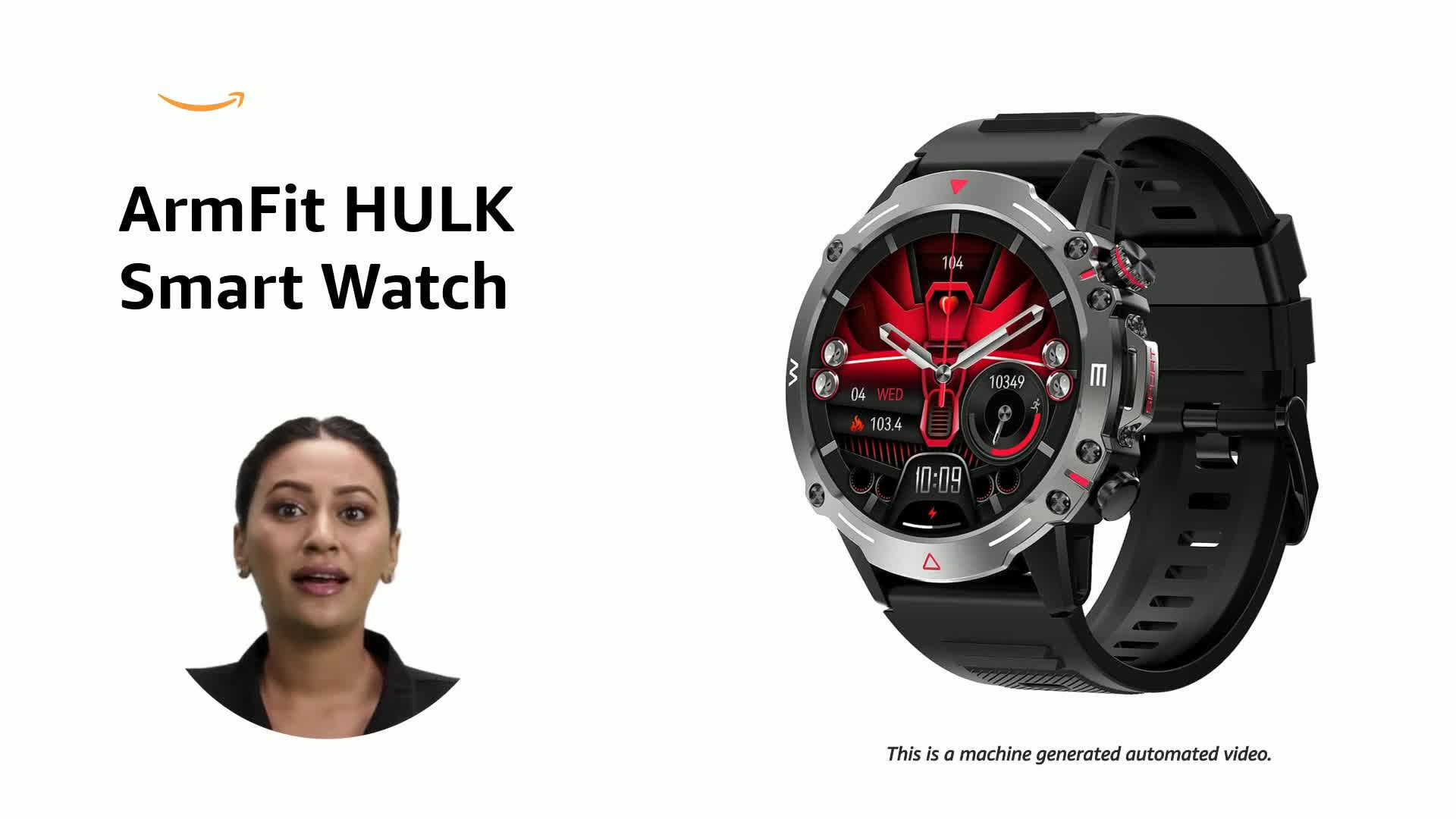 Armfit HULK Smart watch with AMOLED Always On Display Smartwatches