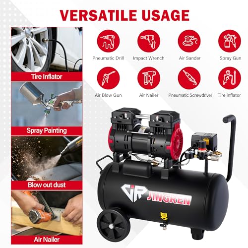 JIR JINGREN 8 Gallon Ultra Quiet Compressor