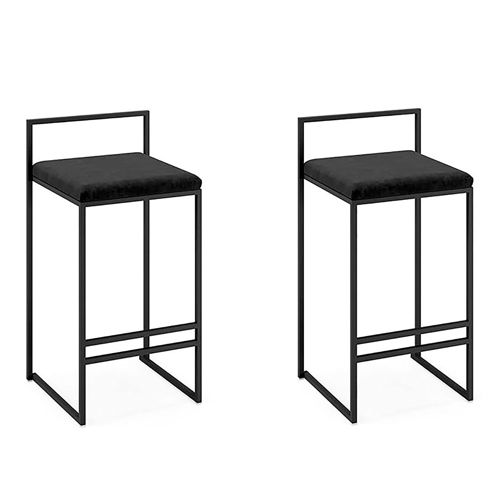 Chaises de bar avec assise velours pour sublimer votre îlot de cuisine