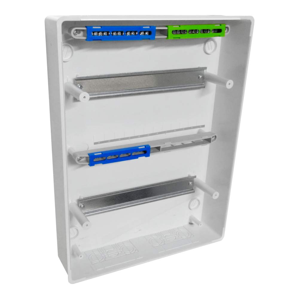 Caja de distribución con candado RH 24/Z IP65 feuchtra umvert eiler 24 módulos Respaldo aparente RH24/Z 36.25 4095