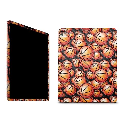 Image of MightySkins Carbon Fiber Skin Compatible With Apple iPad Pro 12.9 inch M2 6th Gen (2022) Full Wrap Kit - Basketball Life | Protective Durable Textured Carbon Fiber Finish | Easy To Apply | Made in the USA