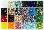 2 * 6mm Trousse de perles en verre Perles de graines de bugle pour petits bateaux DIY Bracelet Colliers Fabrication de bijoux.