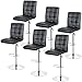 Vendeur pro Lot de 6 Tabourets de Bar en Simili Cuir, Chaise Haute Bar Moderne Carré-Design, Chaise de Bar Facile à Monter et Réglable Pivotant