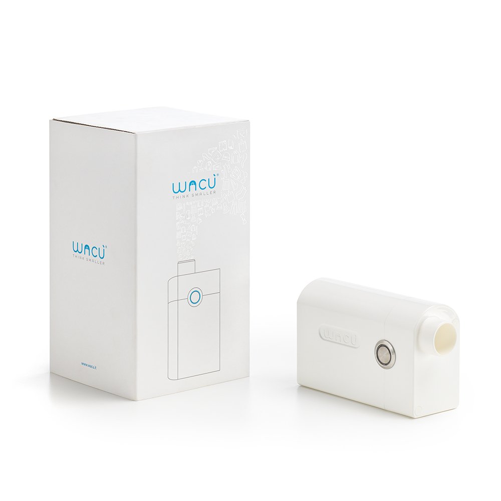 Space-saving Portable Vacuum Device