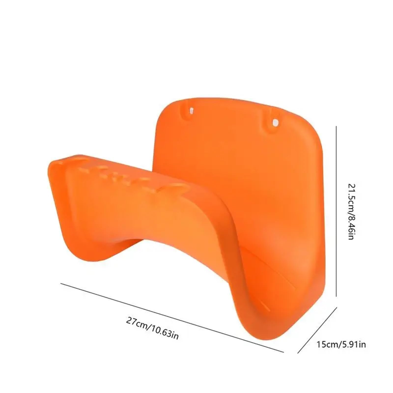 Soporte Manguera Jardin 1 Colgador de Manguera riego jardín Pared, plástico, for Grifo, Organizador mangueras, Soporte Almacenamiento, Marco Enrollado tuberías(Orange)