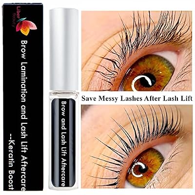 Lash Lift Care, Brow Lamination Aftercare Eyelash Perm Nutrition, Treat Burning Eyebrow Save Messy Lash, 8 weeks Keratin Care For and Perm/Lift(7ml)