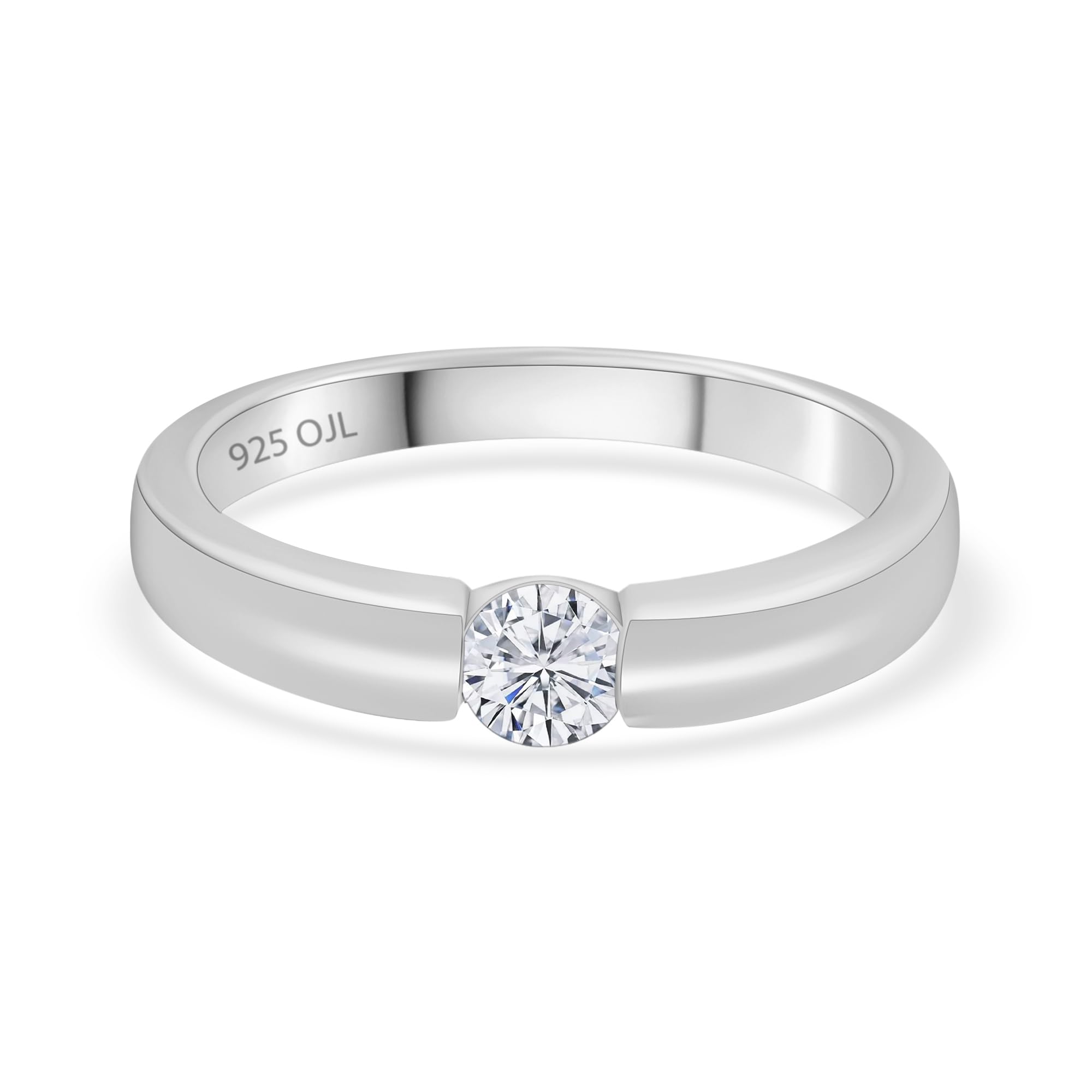 Ornate Jewels 925 Silver CZ American Diamond Engagement Ring for Women and Girls | With Certificate of Authenticity & 925 Stamp | Life-time Warranty* (B09JS1GDNP) Amazon Price History, Amazon Price Tracker