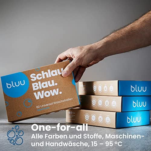 Waschmittelblätter Bluuwash Alpenfrische Bio 60 Stück