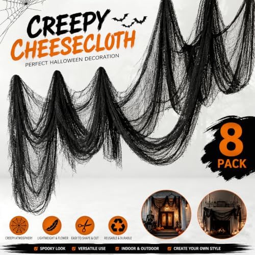 Showgeous 8 Pack Creepy Cloth Halloween Decorations — 사진 2