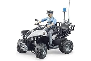 Bruder Police Motorcycle Toy with Accessories