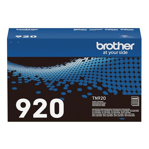 Image of Brother Genuine TN920 Standard Yield Toner Cartridge, , HL-L5210DN, HL-L5210DW, HL-L5210DWT, HL-L5215DW, HL-L6210DW, HL-L6210DWT, HL-L6310DW,MFC-L6810DW