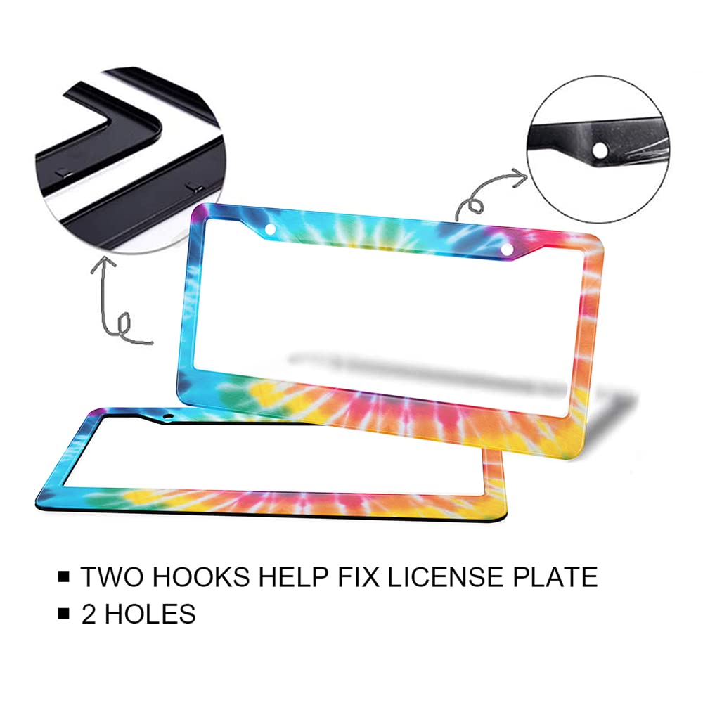 Cornice Per Targa HOSNYE Hummingbirds, Fiori Viola Volanti Copertura Per Targa In Metallo Cornici Per Targhe Anteriori Cornice Per Targhe Auto~p115845864