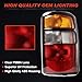 Lathsy Tail Lights Compatible With 2000-2006 Chevy Tahoe Suburban GMC Yukon YuKon XL 1500 2500 Driver and Passenger Side Black Edge w/o Bulbs Replace 15224278,15224279