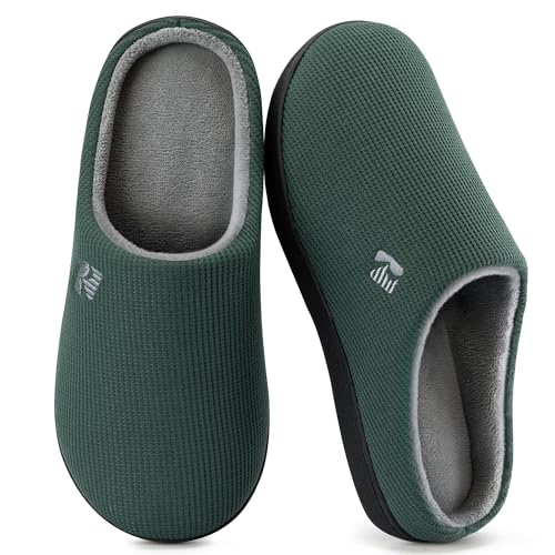RockDove Zapatilla de dos tonos y espuma viscoelástica para Hombre, 42/43 EU, Gris Verdoso