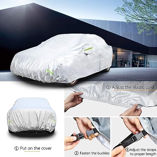 Housse de voiture intégrale imperméable GTI anti-UV et intempéries - 5