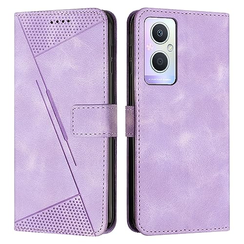 Étui rabat OnePlus Nord N20 5G violet anti-chute protégeant écran et cartes