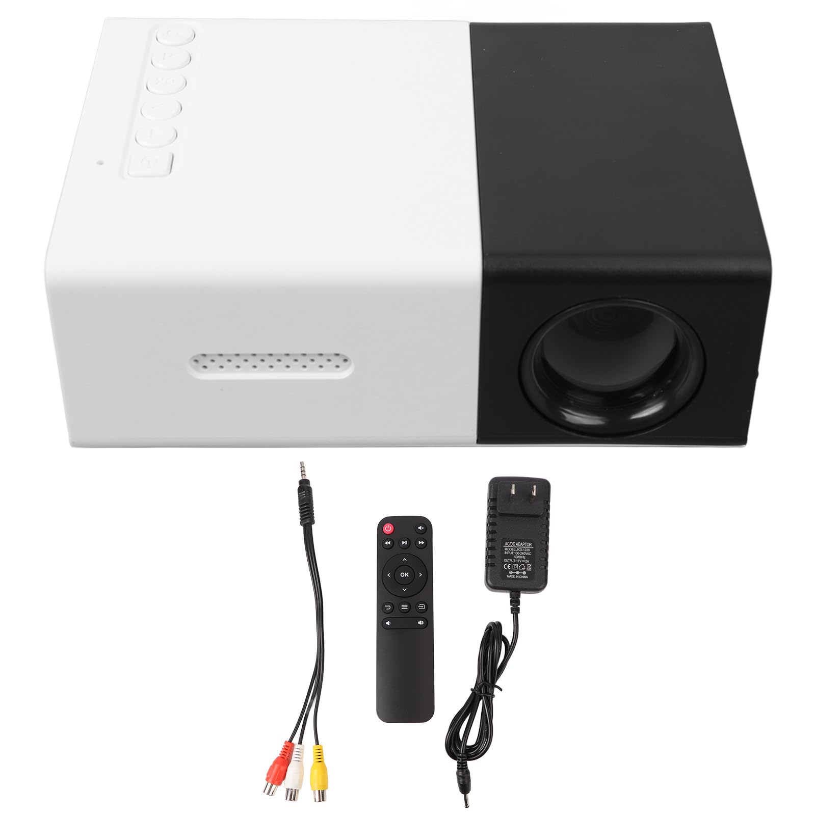 Mini proiettore portatile, aggiornamento 2023 1080P supportato proiettore per film all'aperto LED Pico video proiettore per home theater, regali di compleanno di Natale per bambini