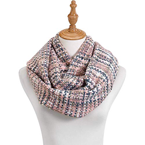 Pink Woven Threads Women's One Size Acrylic Fashion Infinity Scarf2