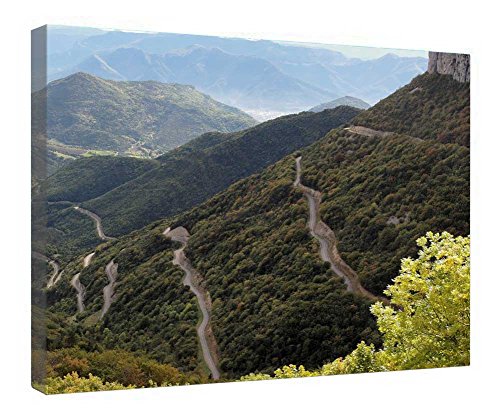 Toile Alpes Shamalok cadre bois : solution idéale pour habiller vos murs nus