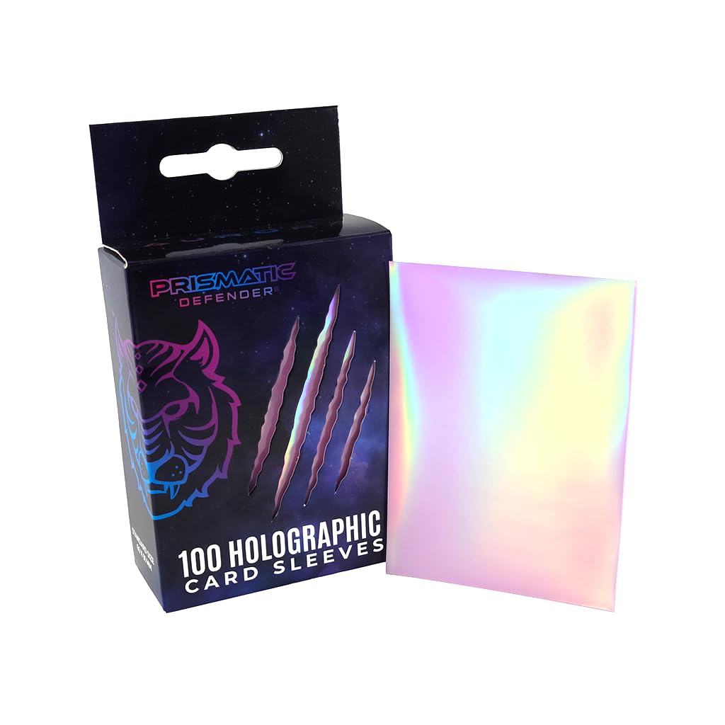 Amazon.com: PRISMATIC DEFENDER® Oracle/Aurora Holographic Card Sleeves –  100 Pack Standard Size Foil Sleeves for TCG & Trading Cards – Compatible  with Magic The Gathering (MTG), Lorcana, Digimon : Toys & Games