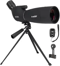 Monóculo Luneta Telescópio Longo Alcance Profissional SV28 PLUS 25-75x70 Prisma Bak4 Revestimento Lente Vinho A5 Alto Contraste Nitidez Imagem Brilhante