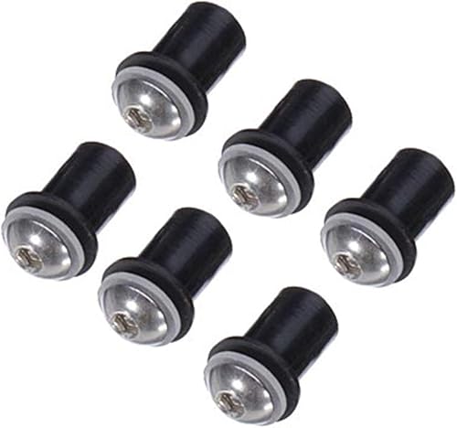 Kit de tornillos para parabrisas de motocicleta, 6 piezas MotorToGo de acero inoxidable para parabrisas 2005 Ducati 749